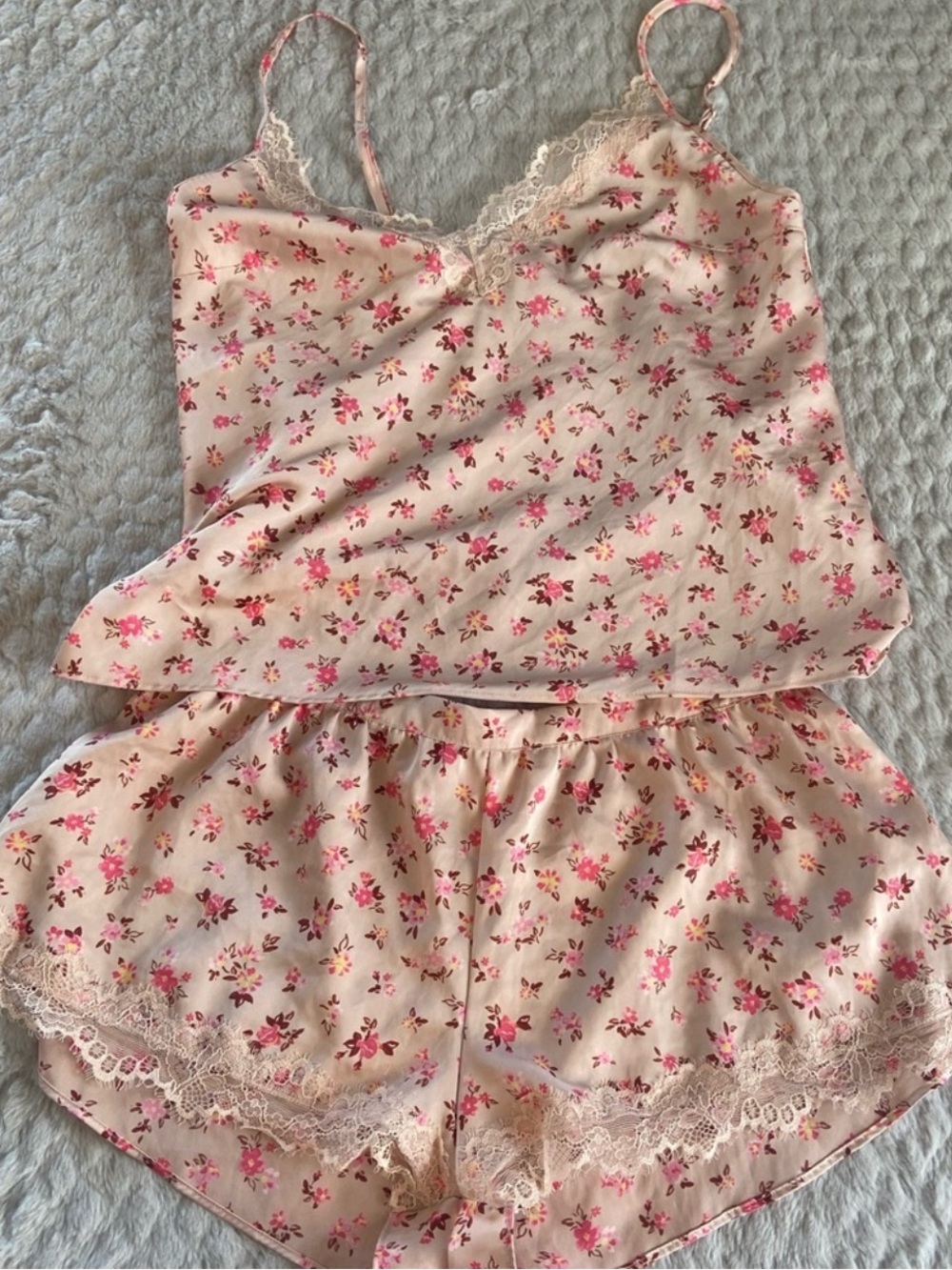 Victoria secret silk pj set